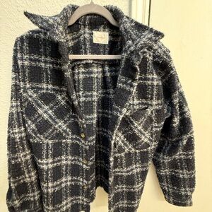 PacSun Checkered Wool-Blend Jacket